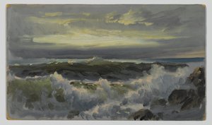 A Rough Surf by William Trost Richards
